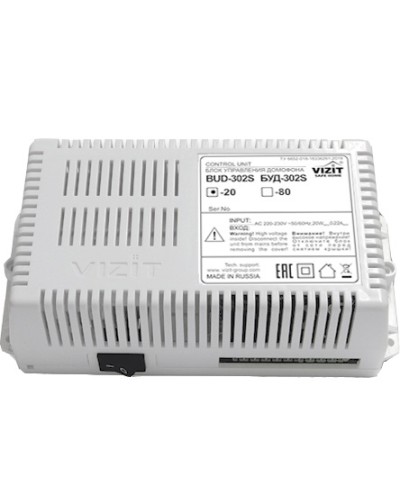 Блок управления и питания Vizit БУД-302S-20 в Тюмени Блоки управления многоабонентные Pintop.ru