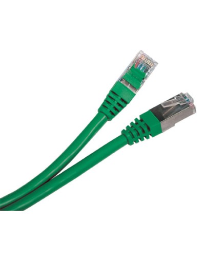 Патч-корд экранированный Hyperline PC-LPM-STP-RJ45-RJ45-C6-0.5M-LSZH-GN в Тюмени Патчкорды (медные) Pintop.ru