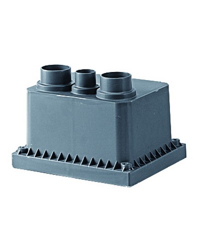 Колодец переходной смотровой 225x175x145 с крышкой для двустенных труб DKC (025001) в Тюмени Повороты, муфты, тройники Pintop.ru