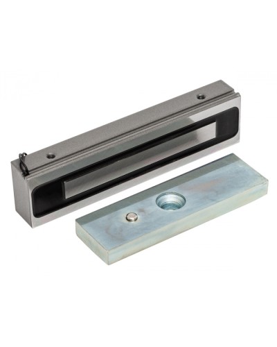 Электромагнитный замок AccordTec ML-200K-3 Premium Grey с уголком в Тюмени Электромагнитные замки Pintop.ru