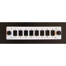 Панель лицевая Hyperline FO-FP-W140H42-8SC/DLC-GY