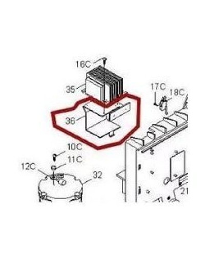 Кронштейн крепления аккумуляторов BX-P Came 119RIBX036 в Тюмени Запчасти для шлагбаумов и автоматики Pintop.ru