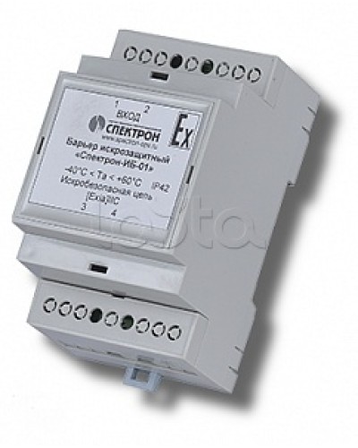 Барьер искрозащиты для цепей питания Спектрон-ИБ-01 в Тюмени Устройства защиты операционных процессоров (ОПС) Pintop.ru