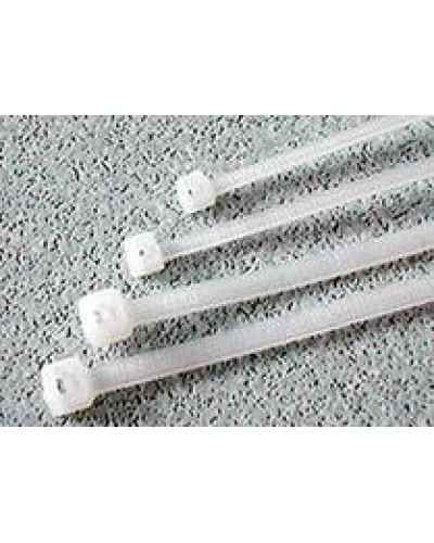 Хомут-стяжка нейлоновый, неоткрывающийся, 200х3.6 мм, белые Hyperline GT-200IC (100 шт/уп) в Тюмени Стяжки-хомуты Pintop.ru