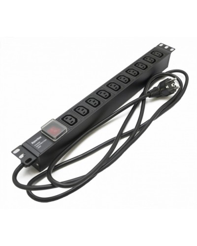 Блок розеток Hyperline SHE19-10IEC-S-2.5EU в Тюмени Блоки розеток Pintop.ru