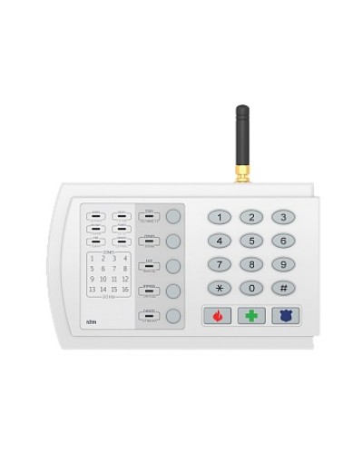 Охранно-пожарная панель Ritm Контакт GSM-9N с внешней GSM антенной в Тюмени GSM мониторинг Ritm Pintop.ru