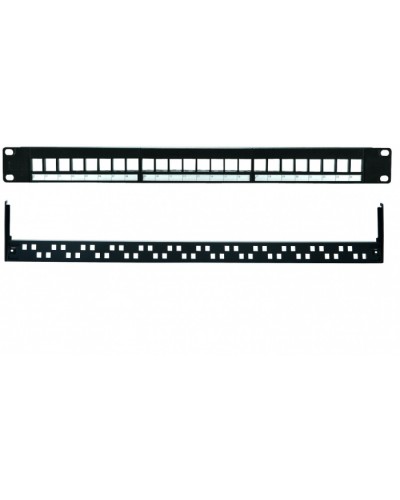 Патч-панель 19”, 1U, 24 порта UTP Eurolan (27B-00-24BL) в Тюмени Патч панель Pintop.ru