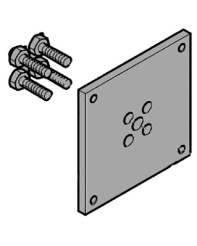 Фланец крепления стрелы шлагбаума 0,15*0,15 Came 119RIG169 в Тюмени Запчасти для шлагбаумов и автоматики Pintop.ru
