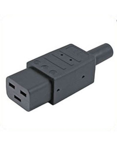 Разъем IEC 60320 C19 220В 16A на кабель Hyperline CON-IEC320C19 в Тюмени Коммутационные изделия Pintop.ru