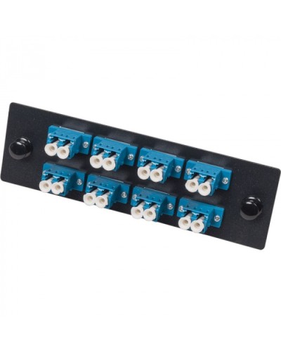 Адаптерная панель для кроссов LAN-FOBM с 8 дуплексными адаптерами LC/OS2 LANMASTER (LAN-APM-8x2LC/OS2) в Тюмени Кроссы оптические Pintop.ru