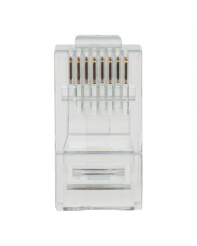Коннектор (вилка) UTP кат.6 8P8C универсальная, 15U, 3 зубца, упак 100 шт Datarex DR-3003 в Тюмени Коннекторы Pintop.ru