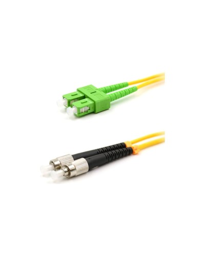 Патч-корд оптический переходной (SM), 9/125 (OS2), SC/APC-FC/UPC, (Duplex), PVC, 5м REXANT 50-2857-1 в Тюмени Патч-корды оптические Pintop.ru