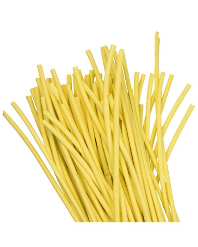 Термоусаживаемая трубка ТУТ нг 4/2 желтая в отрезках по 1м EKF PROxima (tut-4-y-1m) в Тюмени Аксессуары для кабель-канала Pintop.ru