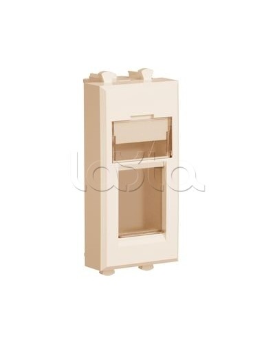 Адаптер для Keystone Ванильная дымка Avanti, 1 мод DKC 4405201 в Тюмени Аксессуары для стоек и шкафов Pintop.ru