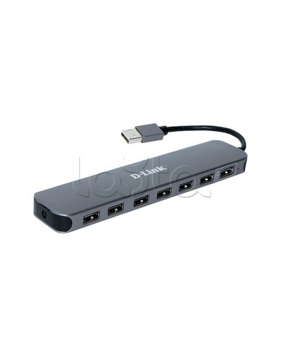 Концентратор с 7 портами USB 2.0 D-Link DUB-H7/E1A в Тюмени Дополнительное оборудование для сетей Pintop.ru