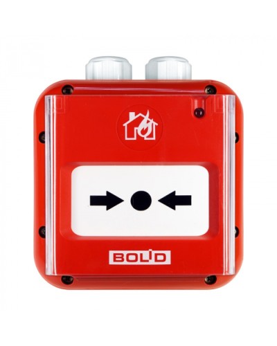 Извещатель пожарный ручной адресный Болид ИПР 513-3АМ исп.01 IP67 в Тюмени Охранно-пожарное оборудование Pintop.ru