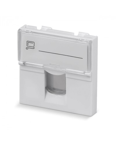 Вставка 45x45 (Mosaic) для 1 модуля формата Keystone Jack (арт.078604) Cabeus (FP-L-45-1M) в Тюмени Модули Keystone Pintop.ru