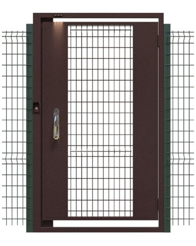 Калитка Стальная Наружная VIZIT-KСН-12-Пр в Тюмени Калитки Pintop.ru