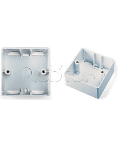 Коробка для настенного монтажа 80x80x45 мм, французский стандарт Hyperline (MB-E-35) в Тюмени Распределительные коробки Pintop.ru