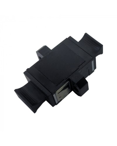 Адаптер оптический MPO тип B (Key-up/Key-up), с фланцами, черный LANMASTER (LAN-MPO-BM-MM) в Тюмени Проходные адаптеры и розетки оптические Pintop.ru
