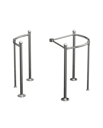 Ограждение Ростов-Дон Ол-р (Хром) ЛЮКС (0091) в Тюмени Ограждения Pintop.ru