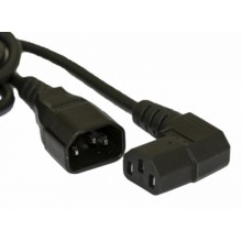 Кабель питания монитор-компьютер Hyperline PWC-IEC13A-IEC14-5.0-BK