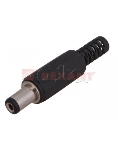 Разъем питания штекер 2.1х5.5x10 мм (50шт/уп) REXANT 14-0311 в Тюмени Коннекторы Pintop.ru