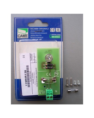 Плата TX DIR Came 119RIR136 в Тюмени Запчасти для шлагбаумов и автоматики Pintop.ru