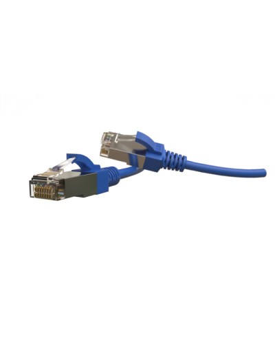 Патч-корд S/FTP Hyperline (PC-LPT-SFTP-RJ45-RJ45-C6-1.5M-LSZH-BL) в Тюмени Патчкорды (медные) Pintop.ru
