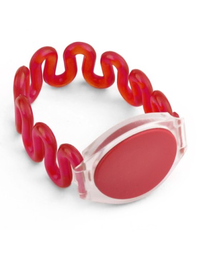 Браслет TS пружинный (красный) Tantos EM-Marine в Тюмени Оптовые идентификаторы Pintop.ru