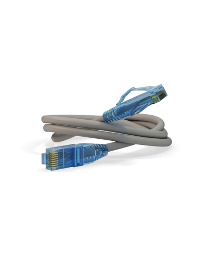 Патч-корд Hyperline PC-LPM-UTP-RJ45-RJ45-C6-1.5M-LSZH-GY в Тюмени Патчкорды (медные) Pintop.ru
