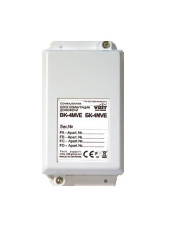 Блок коммутации домофонов Vizit БК-4MVE в Тюмени Блоки управления многоабонентные Pintop.ru