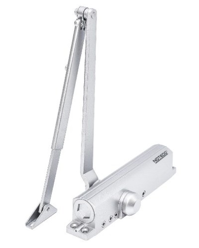 Доводчик NOTEDO DC-030-130 EN2-5, с рычажной тягой, DA+BC, (белый) в Тюмени Доводчики Pintop.ru