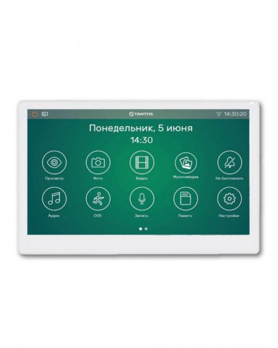 Монитор Tantos Stark HD SE Tuya (White) XL в Тюмени Абонентские IP устройства Pintop.ru