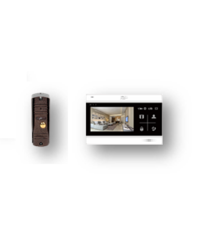 Комплект видеодомофона Fox FX-VD5SL-KIT АГАТ 5B КОМПЛЕКТ (FX-CP7) в Тюмени Комплекты домофонов Pintop.ru