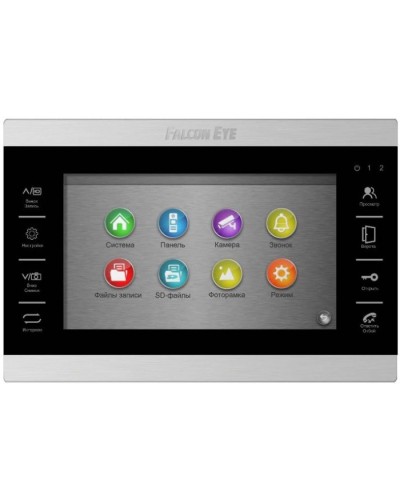 Видеодомофон Falcon Eye FE-70 ATLAS HD (Black) VZ в Тюмени Абонентские видеоустройства Pintop.ru