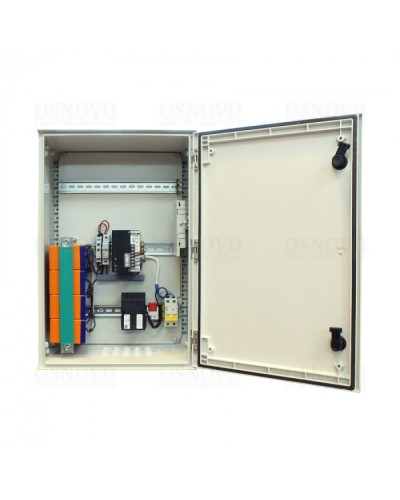 Cтанция с термостабилизацией резервным питанием и оптическим кроссом OSNOVO OSP-46TB1 в Тюмени Щиты электрические Pintop.ru