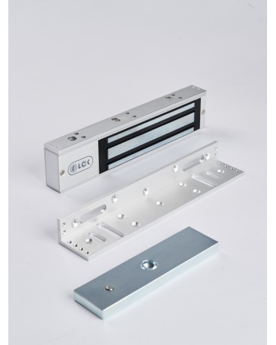 R-Lock RL-EML280-L0S - Электромагнитный замкок, 280кг, DC12/24B, цвет серебристый сатинированный алюминий RAL 7047 в Тюмени Электромагнитные замки Pintop.ru