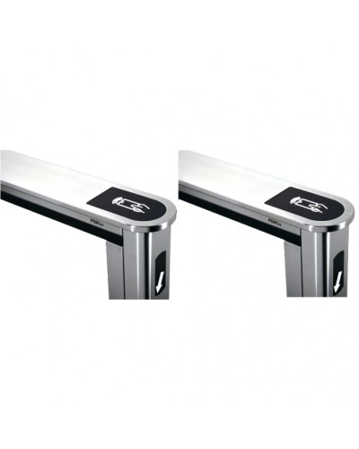 Комплект крышек (2 шт)из нержавеющей стали для турникета PERCo-STC-01S в Тюмени Ограждения Pintop.ru