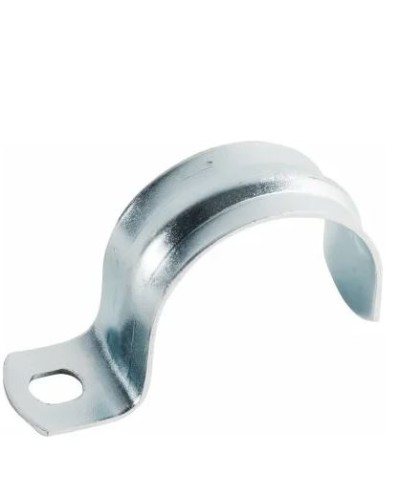 Скоба оцинк. с одним отверстием, для трубы D32мм (100 шт/уп) Экопласт (43732) - Скоба оцинкованная с одним отверстием, для трубы D32мм Экопласт в Тюмени Держатели, клипсы, скобы Pintop.ru