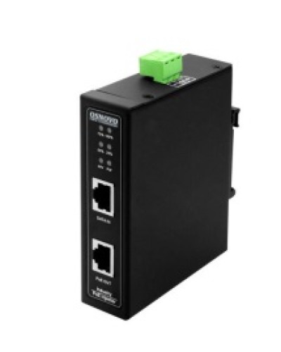 OSNOVO Midspan-1/303X(Booster) Промышленный PoE-инжектор в Тюмени Системы видеонаблюдения Pintop.ru