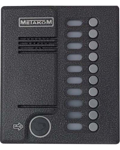 Блок вызова домофона Метаком MК10.2-RFEN в Тюмени Вызывные аудиопанели малоабонентные Pintop.ru