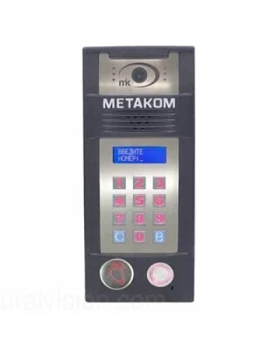 Многоабонентый антивандальный блок вызова со встроенной гибридной видеокамерой Метаком MК2018-TMRFGVH в Тюмени Блоки вызова многоабонентные Pintop.ru