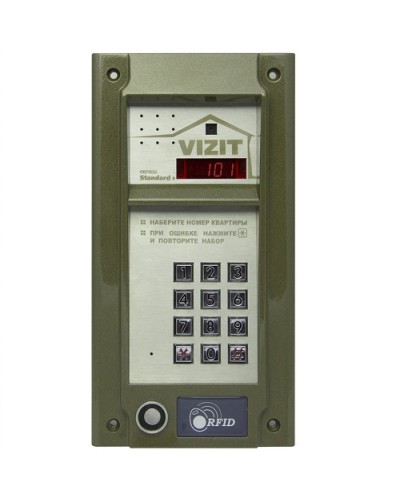 Блок вызова домофона Vizit БВД-N101RTCP в Тюмени Блоки вызова многоабонентные Pintop.ru