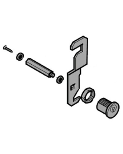 Замок дверцы G4040 Came 119RIG411 в Тюмени Запчасти для шлагбаумов и автоматики Pintop.ru