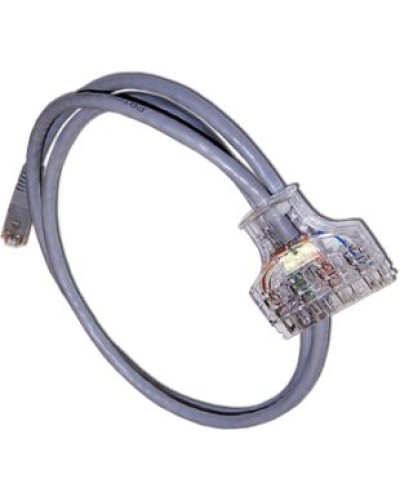 Патч-корд 110 тип - RJ45, 4 пары, UTP, категория 6, 2 м LANMASTER LAN-45-P4-2.0/6 в Тюмени Патч-корды и пигтейлы Pintop.ru