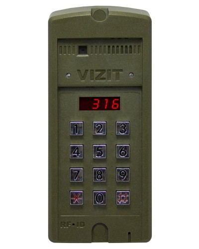 Блок вызова для совместной работы с БУД-302 Vizit БВД-316F в Тюмени Блоки вызова многоабонентные Pintop.ru