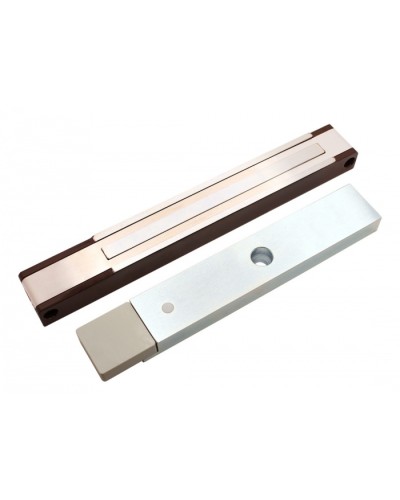 Электромагнитный замок с датчиком состояния двери ALeko ALM-200P (12В коричневый) в Тюмени Электромагнитные замки Pintop.ru