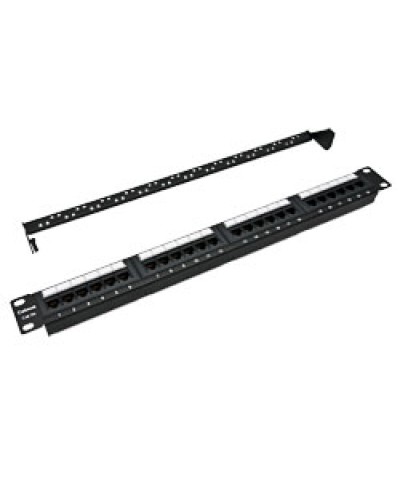 Патч-панель 19, 1U, 24xRJ45 Cabeus PL-24-Cat.5e-Dual IDC в Тюмени Патч панель Pintop.ru
