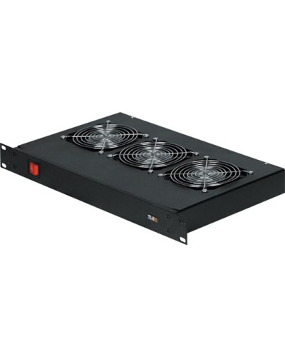 Панель вентиляционная с 3 вентиляторами TLK TLK-VP3/BK в Тюмени Вентиляторные модули Pintop.ru